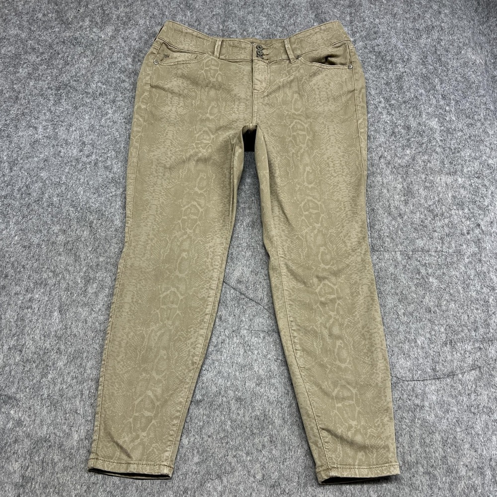 Torrid Jegging Womens 18R Beige Tan Super Soft Snake‎ Print Skinny Stretch Pants